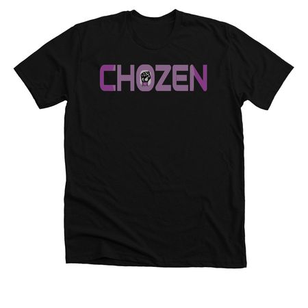 Chozen by Annie - The Purple n Black Edition, a Solid Black Blend Premium Unisex Tee