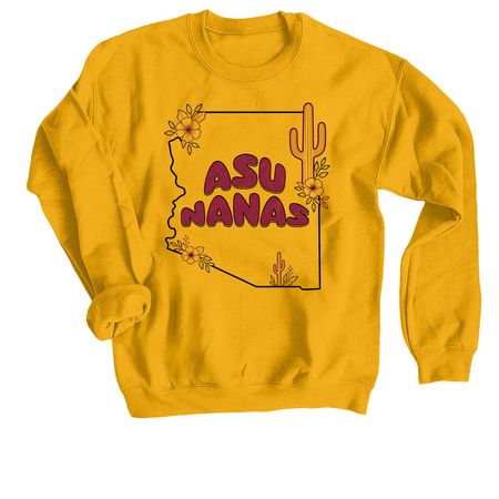 Gold Tee - NANAS, a Gold Crewneck Sweatshirt