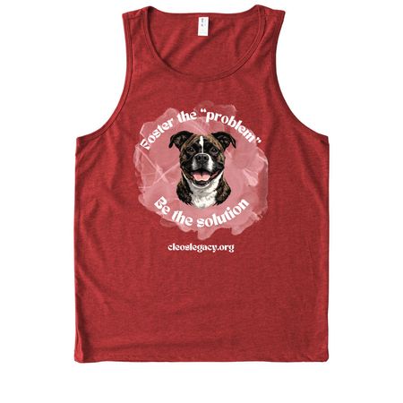 Solution, a Rise Up Red Allmade Eco Triblend Tank