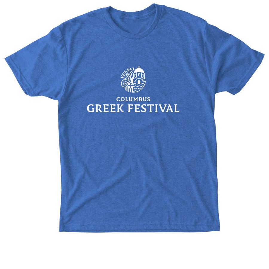 Classic Logo Tee, a Vintage Royal Triblend Unisex Tee