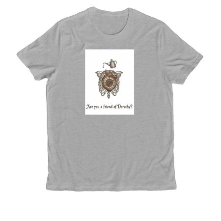 THE INNER CLOCKWORK, a Granite Grey Heather Allmade Organic Cotton Unisex Tee