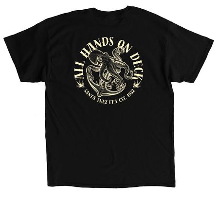 All Hands On Deck!, a Black Classic Unisex Tee