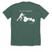 Team Rusty Rolls - Back to Boston!, a Heather Forest Premium Unisex Tee (back-view)