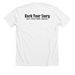 There's Always Time for Art, a Solid White Blend Premium Unisex Tee (back-view)