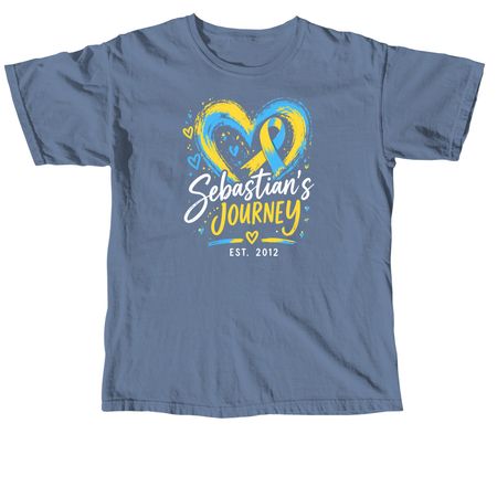 Sebastian?s Journey&nbsp;, a Blue Jean Comfort Colors Unisex Tee