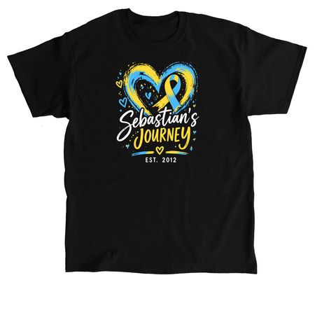 Sebastian?s Journey&nbsp;, a Black Classic Unisex Tee