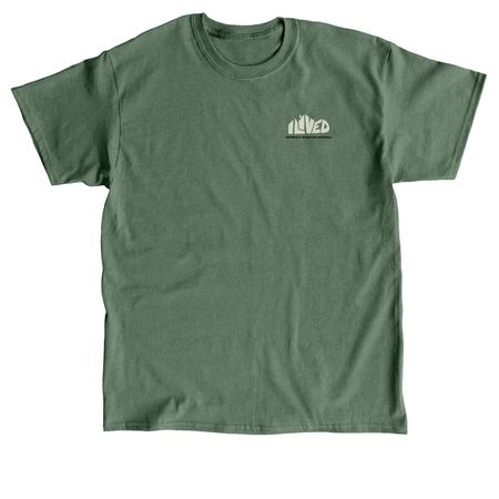 I Lived Fall 2026 Staff Shirt, a Military Green Classic Unisex Tee
