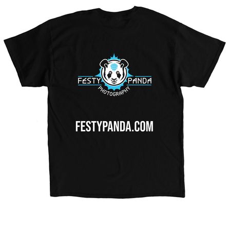 FestyPanda OG Logo Site, a Black Classic Unisex Tee (back-view)