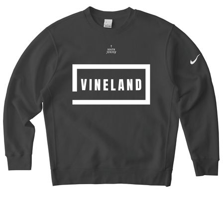 Saint Vineland Sweater, a Anthracite Nike Club Fleece Crewneck Sweatshirt