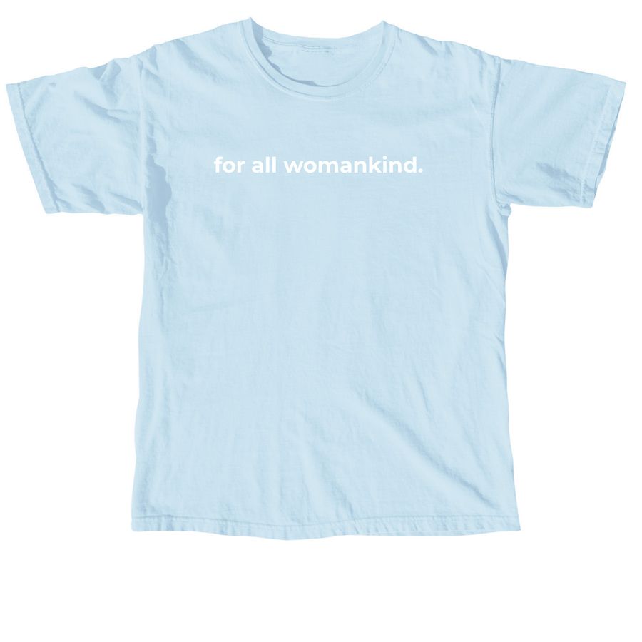 womankind spring blue, a Chambray Comfort Colors Unisex Tee