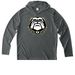 Bulldogs UV Performance Long Sleeve Hoodie, a Dark Smoke Grey UV Performance Long Sleeve Hoodie
