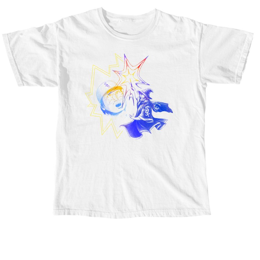 Mike Vasil "The Wizard", a White Comfort Colors Unisex Tee