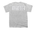 Romans 15:5-6, a Sport Grey Youth Unisex Tee (back-view)