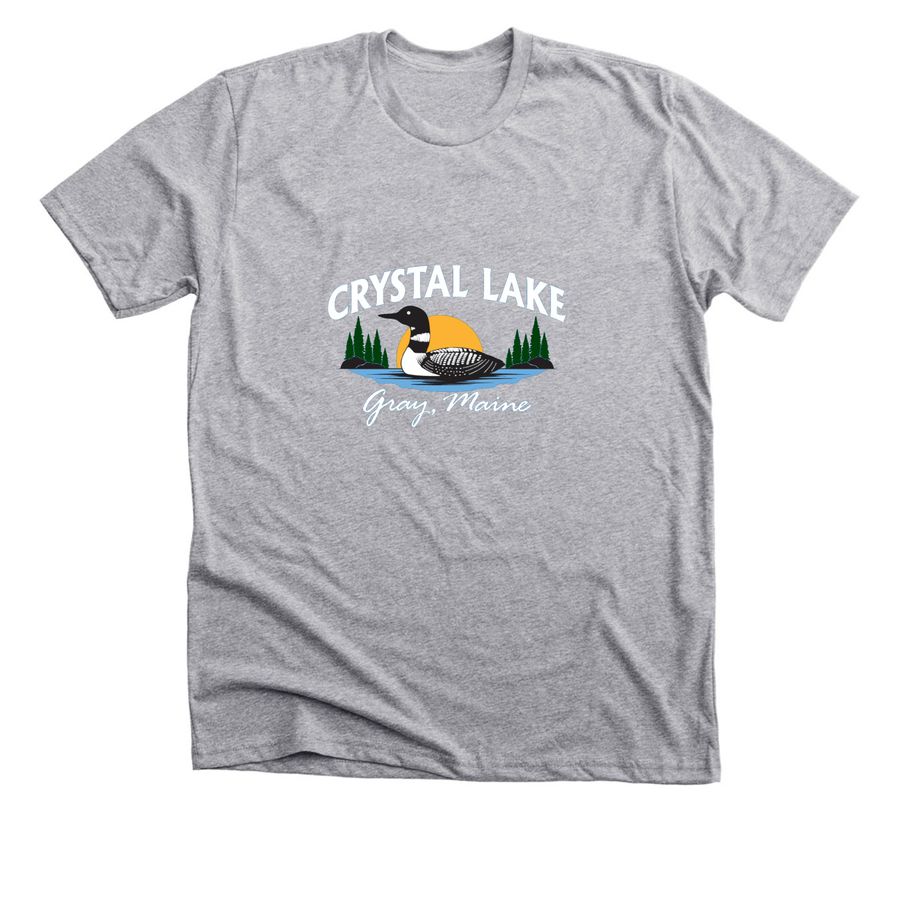 Crystal Lake Association - Summer 2026, a Athletic Heather Premium Unisex Tee
