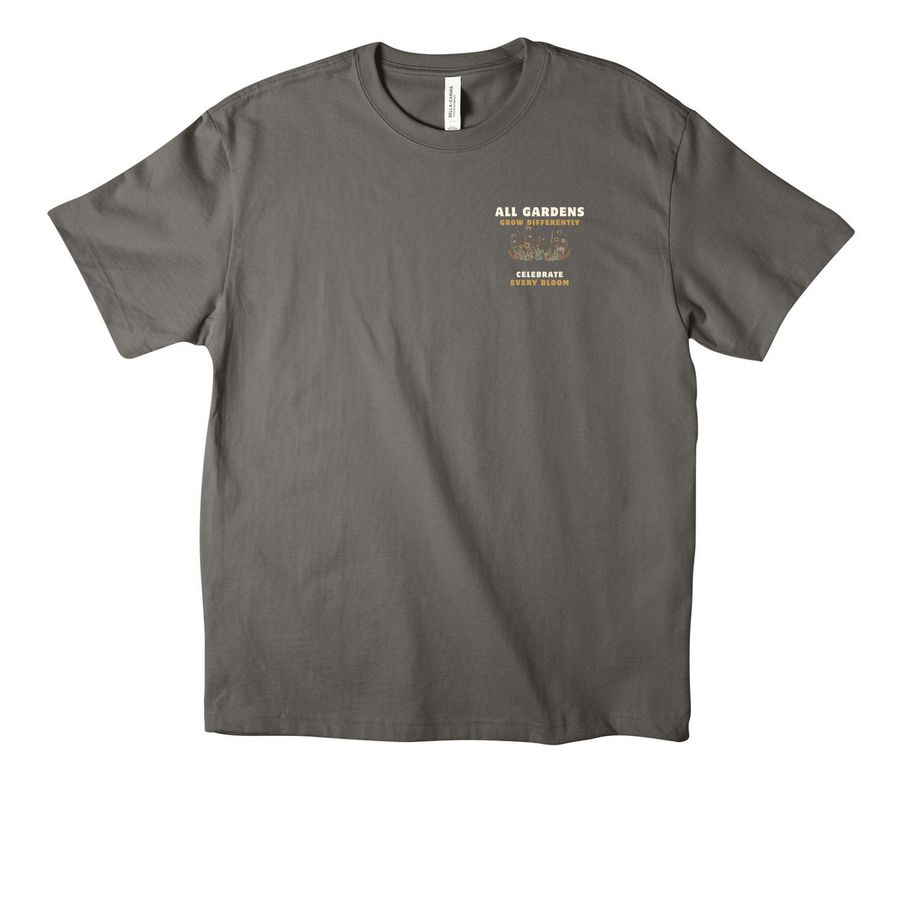All Gardens Grow Differently Merch, a Asphalt Unisex Heavyweight Tee