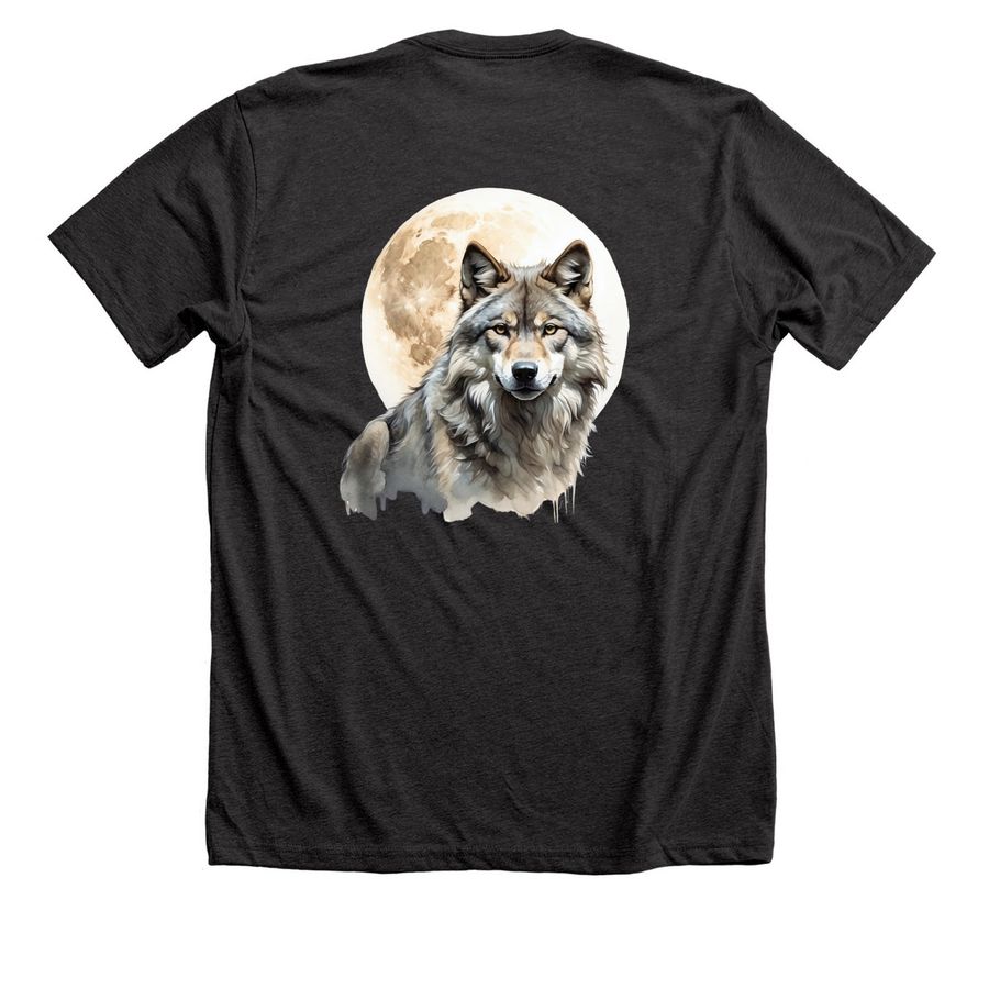 Building fundraiser&nbsp;, a Dark Grey Heather Premium Unisex Tee (back-view)