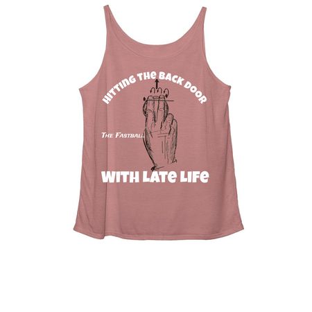The Fastball, a Mauve Women's Slouchy Tank