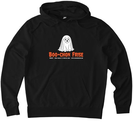 BFCACT Boo-chon Frise!, a Deep Black Allmade Organic French Terry Pullover Hoodie