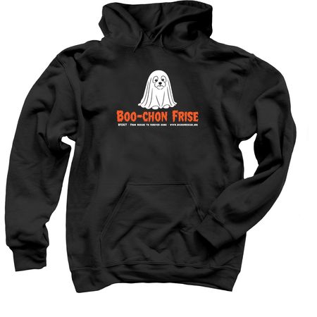 BFCACT Boo-chon Frise!, a Black Pullover Hoodie