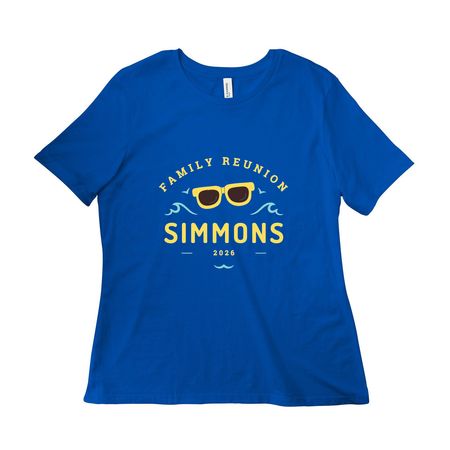 Simmons Reunion Yellow Sunglasses, a True Royal Women?s Relaxed Cotton Tee