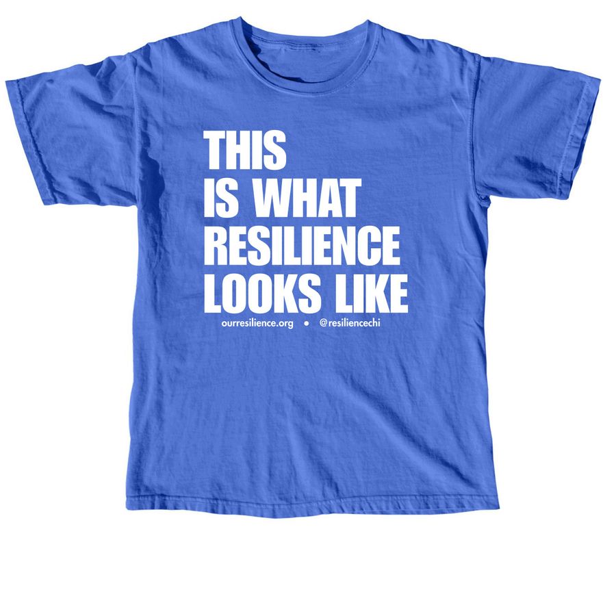 Resilience Tops, a Flo Blue Comfort Colors Unisex Tee