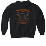 2026 Trunk-or-Treat, a Black Gildan Softstyle Pullover Hoodie (back-view)