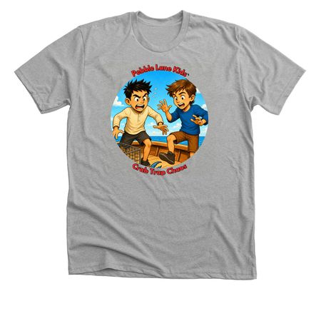 Crab Trap Chaos, a Athletic Heather Premium Unisex Tee