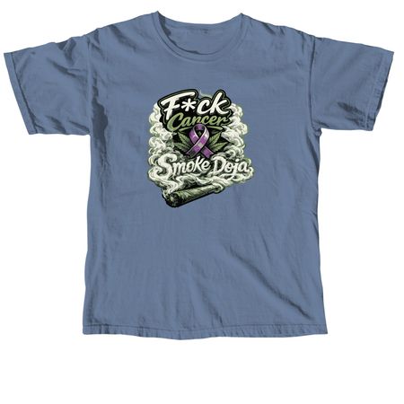 F*ck cancer&nbsp;, a Blue Jean Comfort Colors Unisex Tee