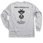 Pug-O-Ween 2026, a Sport Grey Classic Long Sleeve Tee (back-view)