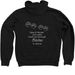 Spay and neuter&nbsp;, a Black Zip Up Hoodie (back-view)