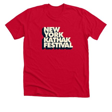 New York Kathak Festival 2026, a Solid Red Blend Premium Unisex Tee