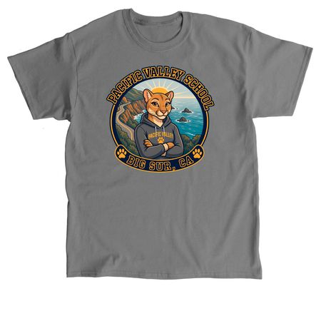 Pacific Valley School - Jade, a Charcoal Classic Unisex Tee