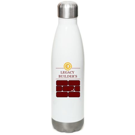 Legacy Water, a White Stainless Steel Water Bottle