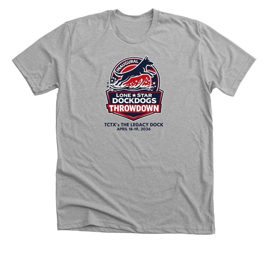 LSDD Throwdown 1, a Athletic Heather Premium Unisex Tee