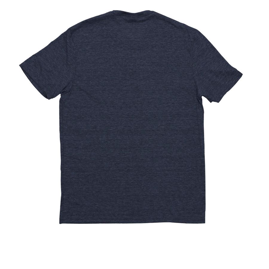 NNOCCI Earth Logo, a Rebel Blue Allmade Eco Triblend Unisex Tee (back-view)