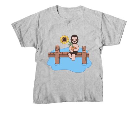 FINALLY RESTORED Cartoon Merch, a Sport Grey Youth Unisex Tee