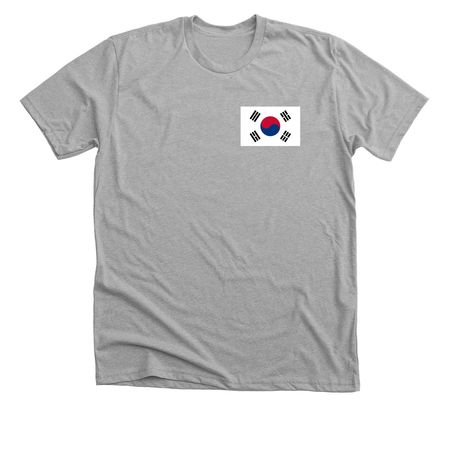 South Korea ?? Shirt, a Athletic Heather Premium Unisex Tee