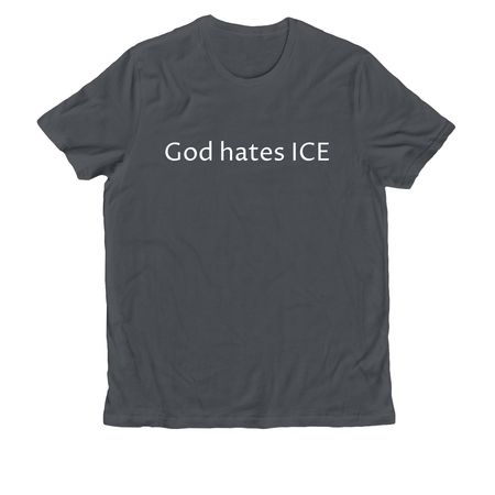 Fuck ICE, a Terrain Grey Allmade Organic Cotton Unisex Tee