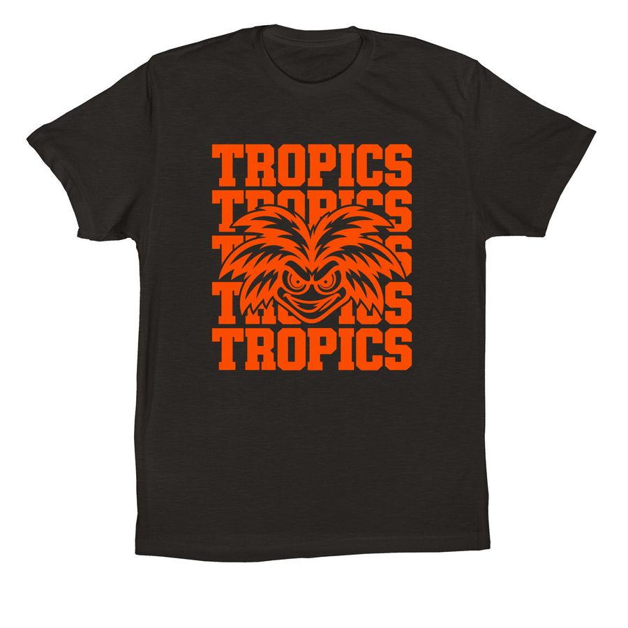 Neon Tropics&nbsp;, a Black Premium Cotton Tee