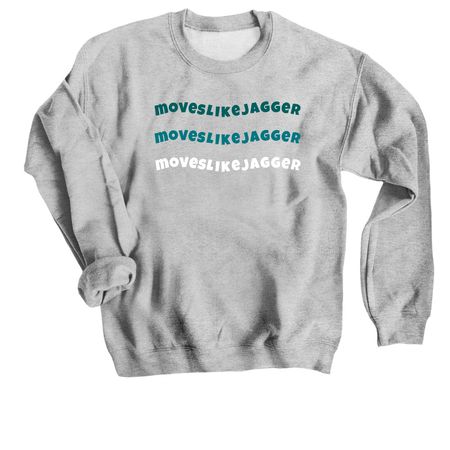 Moves Like Jagger Buddy Walk 2023, a Sport Grey Crewneck Sweatshirt