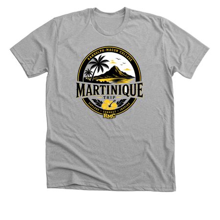 Martinique 2027, a Athletic Heather Premium Unisex Tee