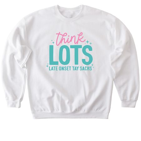 thinkLOTS - White Shirts, a White Softstyle Crewneck Sweatshirt
