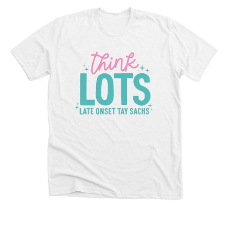 thinkLOTS - White Shirts, a Solid White Blend Premium Unisex Tee