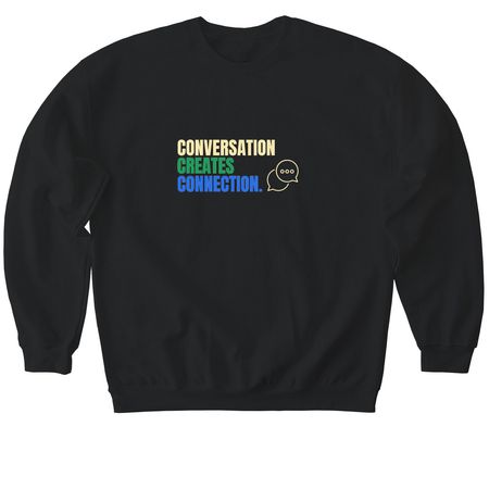 NSPM 2026, a Black Softstyle Crewneck Sweatshirt
