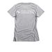 Pack Leader University: Women's Fit, a Dark Heather Grey Women's Slim Fit Tee (back-view)