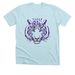 Purple Tiger Durand Collection, a Heather Ice Blue Premium Unisex Tee