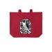Peregrine Falcon Totes, a Deep Red