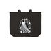 Peregrine Falcon Totes, a Deep Black