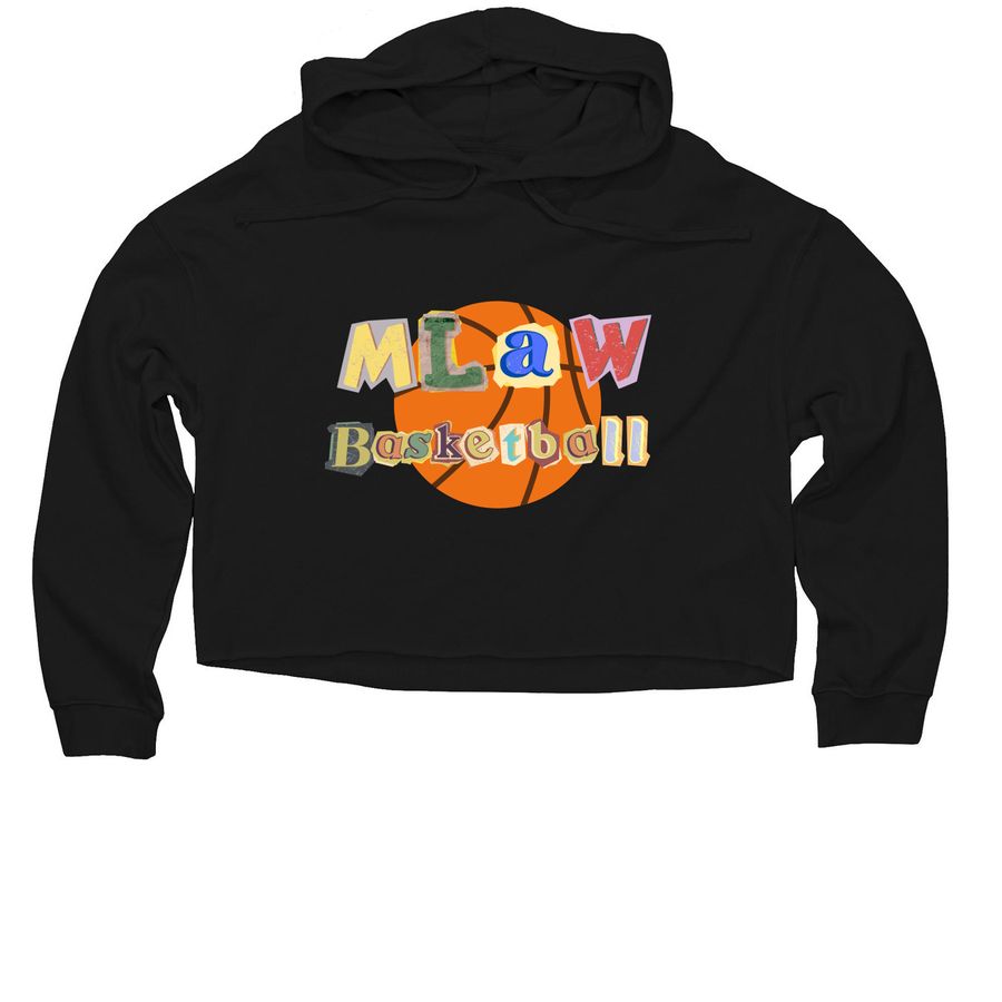 MLaw Crop Tops, a Black Women?s Lightweight Cropped Hoodie