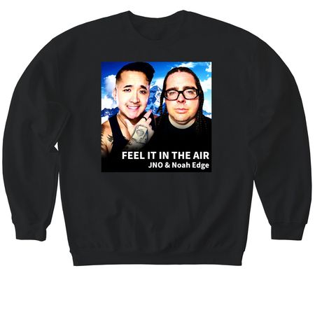 FEEL IT IN THE AIR T-Shirt&nbsp;, a Black Softstyle Crewneck Sweatshirt